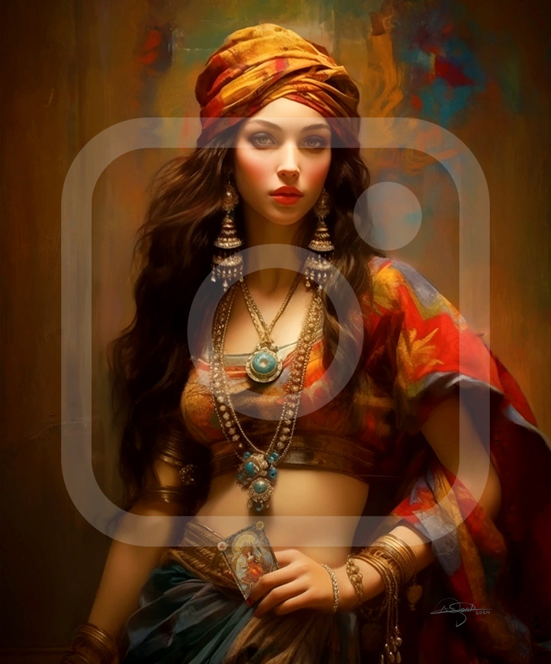 Fortune - Canvas Print Large 24in x 32in