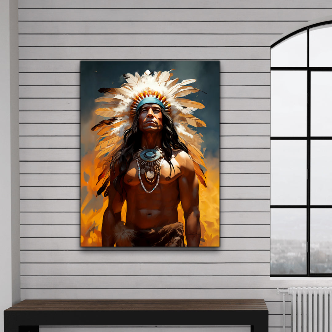 Cacique Canvas Print Large 24in x 32in